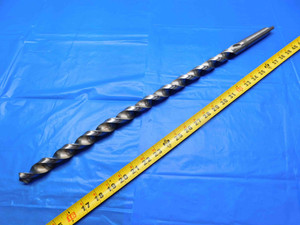 CLE-FORGE .983" HSS EXTRA LENGTH DRILL BIT W10038A MORSE TAPER #3 MT3 15/16