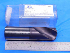 M.A. FORD 1" CARBIDE COOLANT SCREW MACHINE LENGTH DRILL BIT 800 01000 0036 1.0 - AB0494CU2