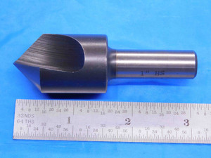 NEW CTD 90 DEGREE SINGLE FLUTE 1" DIA HSS COUNTERSINK 1/2 SHANK MADE IN USA 1.0 - AB0495CU2
