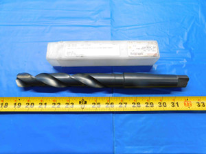 CLE-LINE 1 1/8 O.D. BLACK OXIDE HSS DRILL BIT C20572 MORSE TAPER #3 1.125 MT3 - AW0455LVR