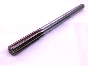 0.624 OD HSS REAMER 0.575 SHANK 8 FL .624 .6240 5/8 .6250 -.0010 UNDERSIZE - RB0195CP2