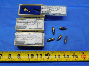 6pcs NEW SECO MM10-0.394-60.16-EO3 T60 TIN COATED CARBIDE MINIMASTER INSERTS - AW0469LVR