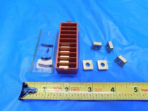 10pcs NEW CARBOLOY SNMG434 TIN COATED CARBIDE INSERTS INDEXABLE USA MADE SECO - RB0218RDT