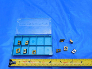 10pcs INGERSOLL CDE 313L41 301 TIN COATED CARBIDE INSERTS INDEXABLE .030R RADIUS - RB0202RDT