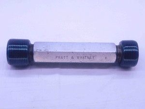 1 1/4 12 NF 3 THREAD PLUG GAGE 1.25 GO NO GO P.D.'S = 1.1958 & 1.1999 UNF-3 - DW24680RD
