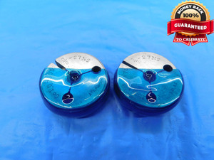 3/8 27 NS THREAD RING GAGES .375 .3750 GO NO GO P.D.'S = .3509 & .3476 CHECK - DW24701RD