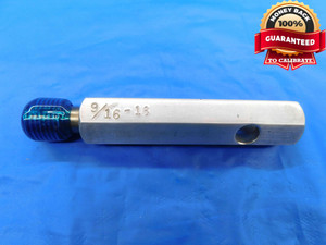 9/16 16 THREAD PLUG GAGE .5625 GO ONLY P.D. = .5219 9/16"-16 UNS 2B OR 3B - DW24700RD