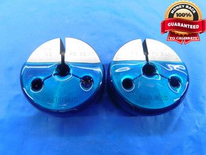 3/8 27 NS THREAD RING GAGES .375 .3750 GO NO GO P.D.'S = .3500 & .3480 - DW24711RD