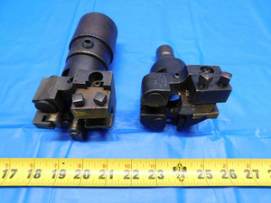 2pc LOT BOYAR SCHULTZ 2RT BOX TOOL HOLDERS 1" SHANK 2 1/4" SHANK ADAPTER USA - AW0502AA3