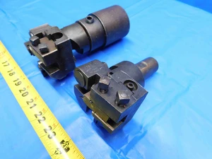 2pc LOT BOYAR SCHULTZ 2RT BOX TOOL HOLDERS 1" SHANK 2 1/4" SHANK ADAPTER USA - AW0502AA3