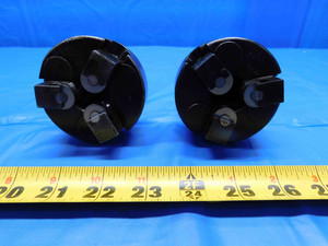 2pc BOYAR SCHULTZ 2-C BURNISHING AND KNURLING TOOL 1 1/2" SHANK MADE IN USA - AW0506AA3