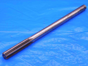 YUGOSLAVIA 31/64 OD HSS CHUCKING REAMER 6 FLUTE .4843 .4844 .484 2" LOC 8" OAL - AB0582CP2