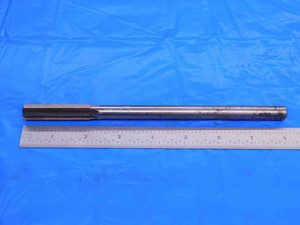 YUGOSLAVIA 31/64 OD HSS CHUCKING REAMER 6 FLUTE .4843 .4844 .484 2" LOC 8" OAL - AB0582CP2