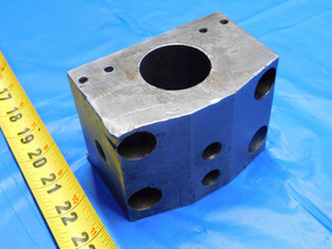 1 1/2" I.D. LATHE TURRET BORING BAR TOOL HOLDER BLOCK 45 X 80MM BOLT PATTERN - AW0531LVR
