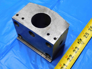 1 1/2" I.D. LATHE TURRET BORING BAR TOOL HOLDER BLOCK 45 X 80MM BOLT PATTERN - AW0531LVR