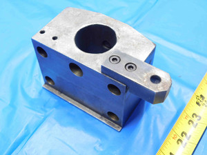 1 1/2" I.D. LATHE TURRET BORING BAR TOOL HOLDER BLOCK 45 X 80MM BOLT PATTERN - AW0529LVR