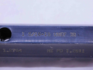 1 5/16 18 UNEF 3B THREAD PLUG GAGE 1.3125 GO NO GO P.D.'S = 1.2764 & 1.2811 - DW24902RD