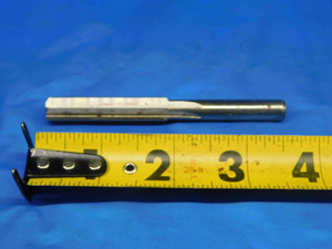 25/64 O.D. HSS CHUCKING REAMER 6 FLUTE .3906 ONSIZE STRAIGHT SHANK TOOLING - HS1078AA3