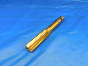 23/32 O.D. HSS CHUCKING REAMER 8 FLUTE .7187 ONSIZE TiN COATED TOOLING - HS1098AA3