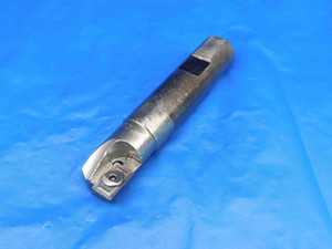 3/4 DIA. 4" OAL INDEXABLE END MILL 3/4 SHANK SINGLE FLUTE .75 RECTANGLE INSERTS - HS1141CP2
