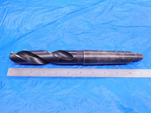 MORSE 1 5/32 O.D. HSS TWIST DRILL BIT MORSE TAPER #4 SHANK 4" LOC 1.1562 MT4 USA - AB0660CP2