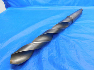 CL 1 5/8 O.D. HSS TWIST DRILL BIT MORSE TAPER #5 SHANK 9" LOC 19" OAL 1.625 MT5