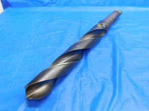 CLEFORGE 2 3/16 O.D. HSS TWIST DRILL BIT 324012 MORSE TAPER #5 SHANK 2.1875 MT5