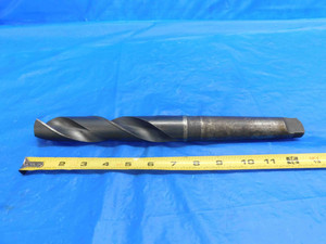 STANDARD TOOLS 1 19/64 O.D. BLACK OXIDE HSS DRILL BIT MORSE TAPER #4 1.2968 MT4 - RB0396LVR