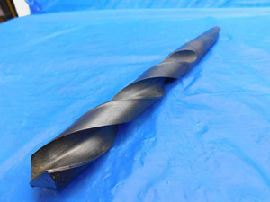 MORSE 1 23/64 O.D. BLACK OXIDE HSS DRILL BIT MORSE TAPER #4 SHANK 1.3593 MT4 - RB0381LVR