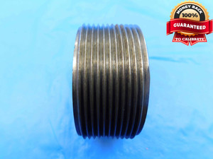 BUDGET 2 1/4 12 NS 3 THREAD PLUG GAGE 2.25 2.250 2.2500 GO ONLY P.D. = 2.1959 - DW24987LVR