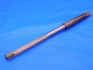 3/8 OD HSS CARBIDE TIPPED REAMER MORSE TAPER #1 SHANK 4 FL MT1 .375 .3750 ONSIZE - AB0760CP2