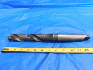 NATIONAL 1 7/32 O.D. BLACK OXIDE HSS DRILL BIT MORSE TAPER #4 SHANK 1.2187 MT4 - RB0581CF2