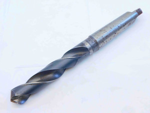 NATIONAL 1 5/32 O.D. HSS TWIST DRILL BIT MORSE TAPER #4 SHANK 1.1562 MT4 USA - RB0571CF2