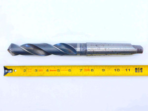 NATIONAL 1 5/32 O.D. HSS TWIST DRILL BIT MORSE TAPER #4 SHANK 1.1562 MT4 USA - RB0571CF2