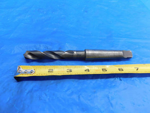 9/16 O.D. HSS TWIST DRILL BIT MORSE TAPER #2 SHANK 2 1/2 LOC 8" OAL .5625 MT2 - RB0614CF2