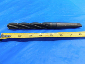 NATIONAL 23/32 O.D. BLACK OXIDE HSS DRILL BIT MORSE TAPER #2 SHANK .7187 MT2 - RB0641CF2