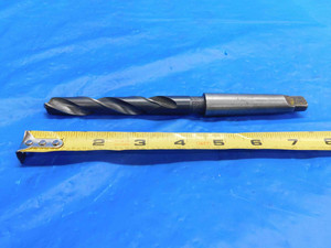 NATIONAL DETROIT 35/64 O.D. BLACK OXIDE HSS DRILL BIT MORSE TAPER #2 .5468 MT2 - RB0637CF2