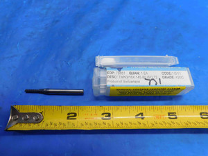 NEW XACTFORM CARBIDE THREAD MILL TiCN TMN3/16X.145.80 ISO T2 K20C 3/16 SHANK - RB0701BW2