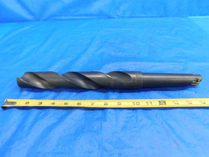 MALCUS 1 31/64 O.D. BLACK OXIDE HSS DRILL BIT MORSE TAPER #4 SHANK 1.4843 MT4