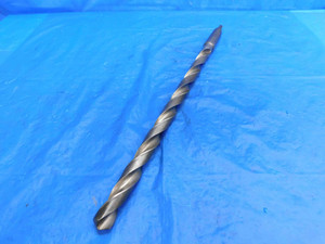 STANDARD TOOLS 27/32 O.D. HSS DRILL BIT MORSE TAPER #3 .8437 MT3 EXTRA LENGTH