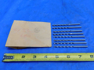 8PCS LSI 5/32 O.D. HSS JOBBER LENGTH TWIST DRILL BIT 1 3/4 LOC 3 1/4 OAL .1562 - RB0776BW2