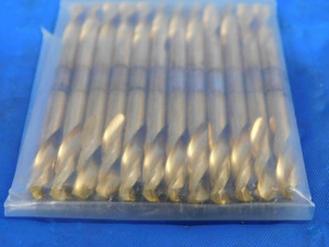 12PCS ALFA TOOLS #30 TIN HSS DOUBLE ENDED SHEETER DRILL BIT SH60330DTN 0.1285 - RB0780BW2