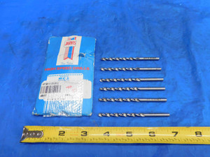 6PCS JARVIS #17 HSS JOBBER LENGTH TWIST DRILL BIT 21H0 0.173 SHANK 2" LOC .173 - RB0775BW2