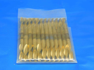 12PCS ALFA #30 TiN HSS DOUBLE END SHEETER TWIST DRILL BIT SH60330DTN .1285 - HS1597BW2