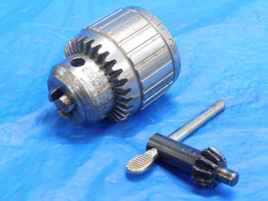 JACOBS No 11N SUPER DRILL CHUCK 0 - 3/8 CAPACITY JACOBS TAPER #2 JT2 W/ KEY - RB0976LVR