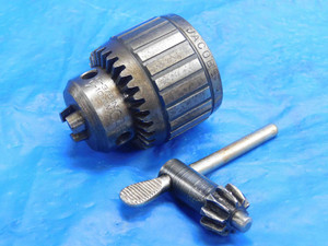 JACOBS 30344 SUPER DRILL CHUCK 0 - 3/8 CAPACITY JACOBS TAPER #2 JT2 W/ KEY - RB0977LVR