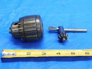 JACOBS 30344 SUPER DRILL CHUCK 0 - 3/8 CAPACITY JACOBS TAPER #2 JT2 W/ KEY - RB0977LVR
