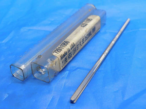 0.1195 O.D. HSS CHUCKING REAMER 6 FLUTE .1195 1/8 .1250 -.0055 UNDERSIZE 3 mm - RB1305AB3