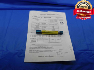 CERTIFIED M18 X 1.5 6H MODIFIED THREAD PLUG GAGE 18 GO NO GO = 17.121 & 17.216 - DW25308BE3