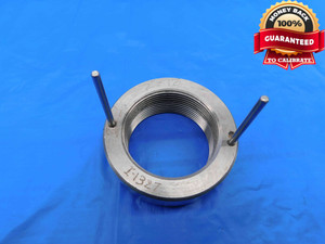 SHOP MADE 2" 12 SOLID THREAD RING GAGE 2.0 2.00 2.000 2.0000 2"-12 INSPECTION - DW25332RD SHOP MADE 2" 12 SOLID THREAD RING GAGE 2.0 2.00 2.000 2.0000 2"-12 INSPECTION - DW25332RD